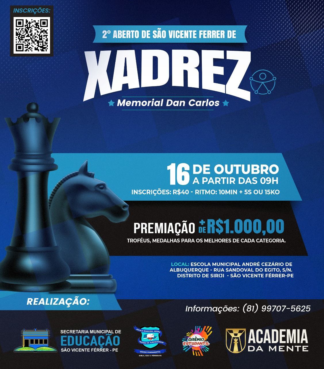 Angrense é medalhista em Campeonato Brasileiro de Xadrez - Diário do Vale